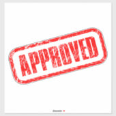 Succesgecertificeerd - officieel goedgekeurde stem sticker (Vel)