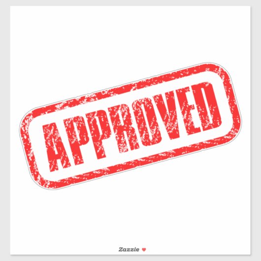 Succesgecertificeerd - officieel goedgekeurde stem sticker (Vel)