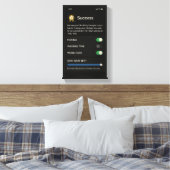 Succesinstellingen: Optimaliseer je leven Canvas Afdruk (Insitu (Slaapkamer))