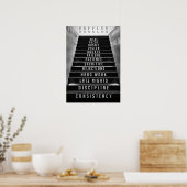 Succesladder, ondernemers, harde werkers poster (Keuken)
