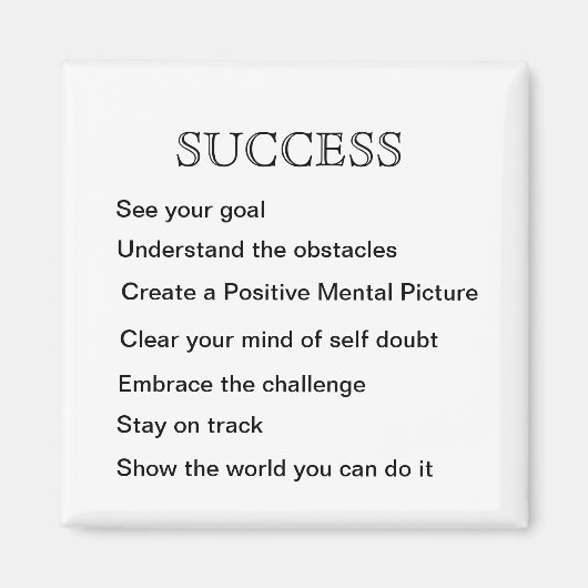 Succesmagneet Magneet (Voorkant)