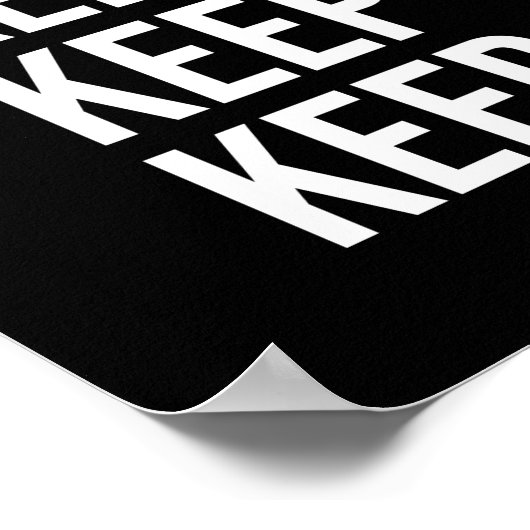 Succesmotivatie - wees trots maar nooit tevreden poster (Hoek)