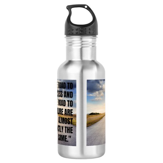 succesofferte waterfles (Achterkant)