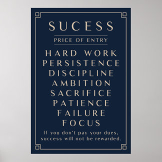 Succesprijs Poster