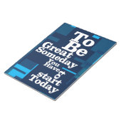 Succesquote om ooit groot te zijn notitieblok (Schuin)