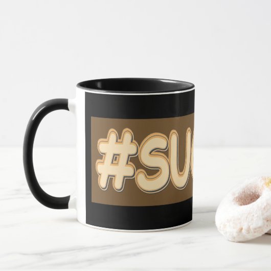 "#SUCCESS" Cute Design. Bestel nu Mok (Met donut)