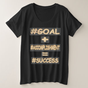 "SUCCESS EQUATION" — Cute Design. Bestel nu Grote Maat T-shirt