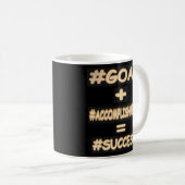 "SUCCESS EQUATION" — Cute Design. Bestel nu Koffiemok (Voorkant rechts)