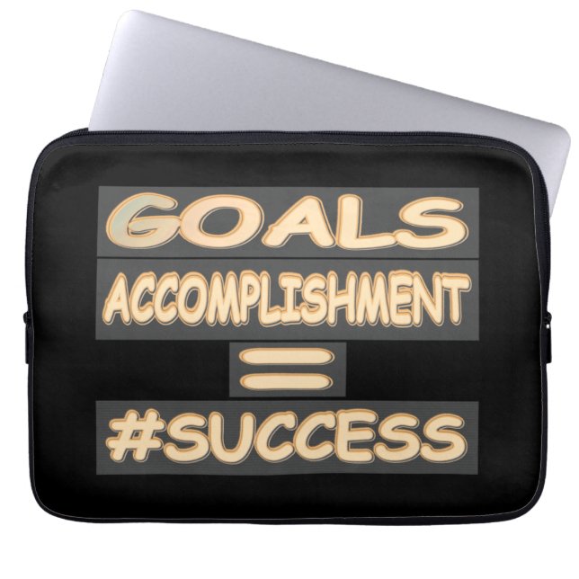 "SUCCESS EQUATION" — Cute Design. Bestel nu Laptop Sleeve (Voorkant)