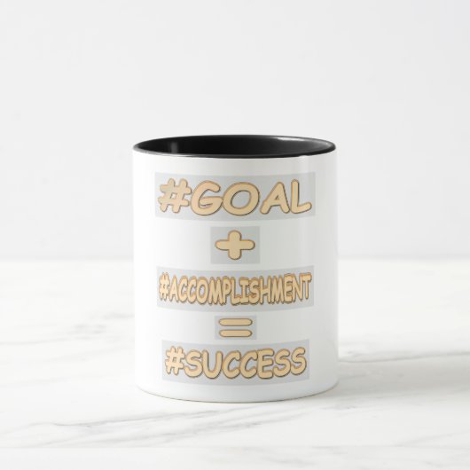 "SUCCESS EQUATION" — Cute Design. Bestel nu Mok (Midden)