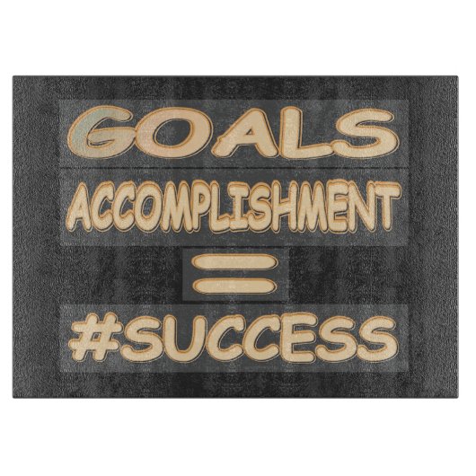 "SUCCESS EQUATION" — Cute Design. Bestel nu Snijplank (Voorkant)