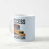 Success Navigator School Bus Chauffeur Koffiemok (Voorkant links)