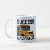 Success Navigator School Bus Chauffeur Koffiemok (Links)