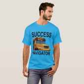 Success Navigator School Bus Chauffeur T-shirt (Voorkant volledig)