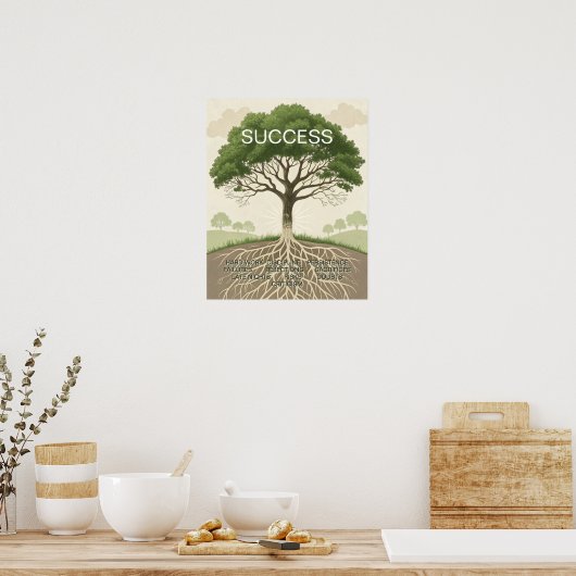 Success Tree Motivatie Poster (Keuken)