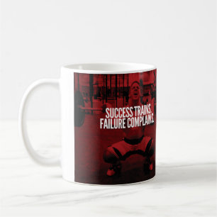 Success Treinen falen klachten. Gym Motivatie Koffiemok
