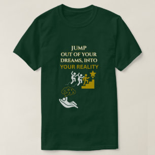 SUCCESS VERHAAL DEEP GREEN MOTIVATIE UNISEX HEREN T-SHIRT