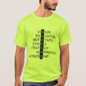 Success - Vision -  Education - Objectives  T-shirt (Voorkant)