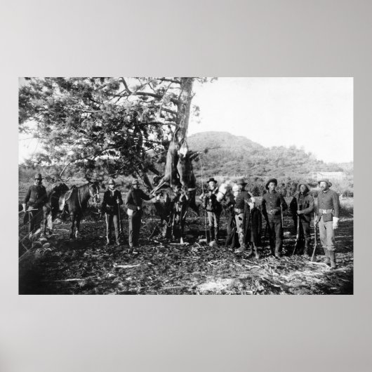 Successful Hunt, jaren 1880 Poster (Voorkant)