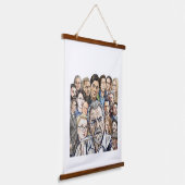 Succession - Collage Hangend Wandkleed (Gebogen)