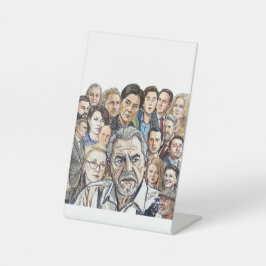Succession - Collage Reclamebord Met Voetstuk