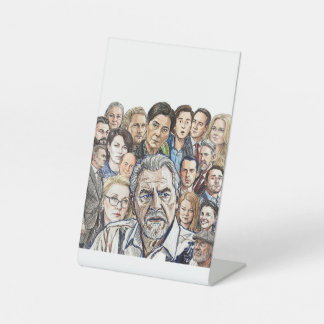 Succession - Collage Reclamebord Met Voetstuk