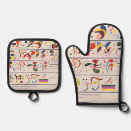 Succession, Kandinsky  Ovenwant & Pannenlap Set