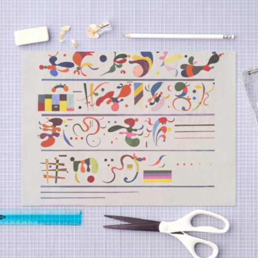 Succession, Kandinsky  Tissuepapier (Craft)