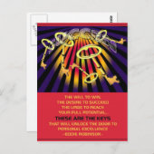 successleutels briefkaart (Voorkant / Achterkant)