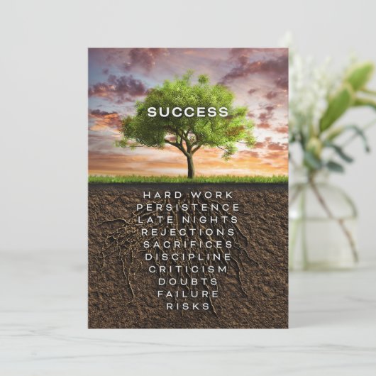 Successtructuur Bedankkaart (Staand voorkant)