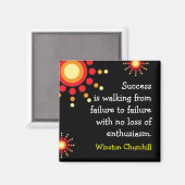 Succesvermelding Motivatie zwart magneet (Voorkant / Achterkant)