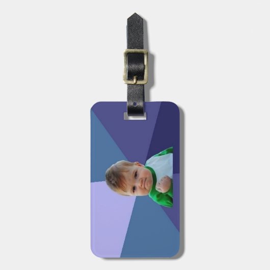 Succesvol Kind Bagagelabel (Voorkant verticaal)