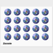 Succesvol Kind Ronde Sticker (Vel)