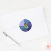 Succesvol Kind Ronde Sticker (Envelop)