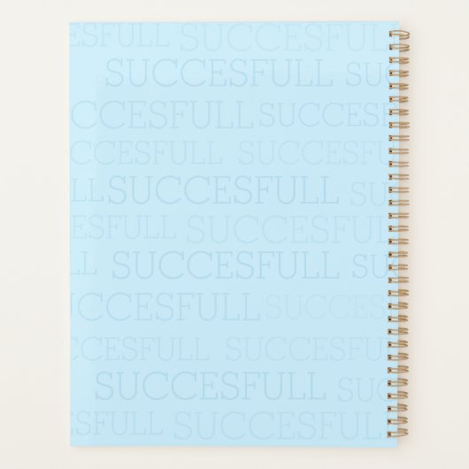 SUCCESVOL PLANNER (Achterkant)