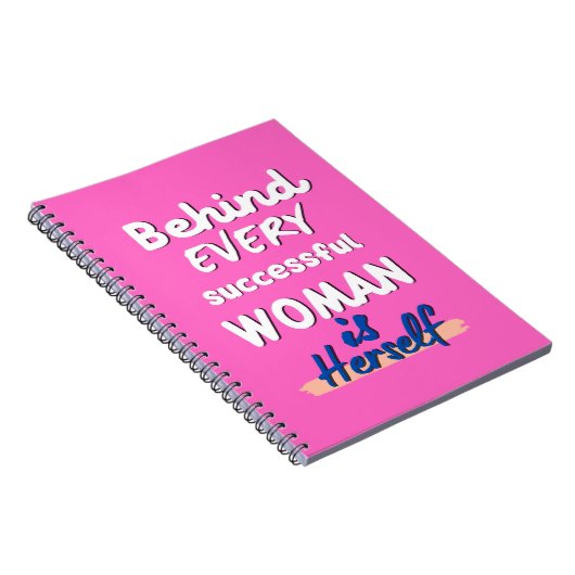 Succesvol Vrouw Notitieboek (Rechterzijde)