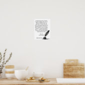 Succesvol zijn in het leven - Ralph Emerson Poster (Keuken)