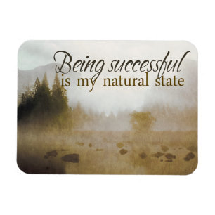 "Succesvol zijn" Motivatie Affirmatie Flexibel Magneet