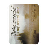 "Succesvol zijn" Motivatie Affirmatie Flexibel Magneet (Verticaal)