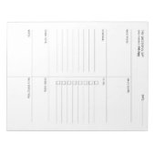 Succesvolle dag - Dagelijkse planner Notitieblok (Voorkant)