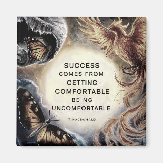 Succesvolle magneet - Inspirerend koelkastmagneet