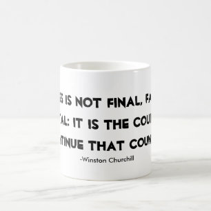 Succesvolle Mok - prijsopgave Winston Churchill