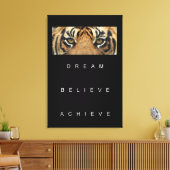 Succesvolle Motivatie prijsopgaven rendy Canvas Afdruk (Insitu (Woonkamer))