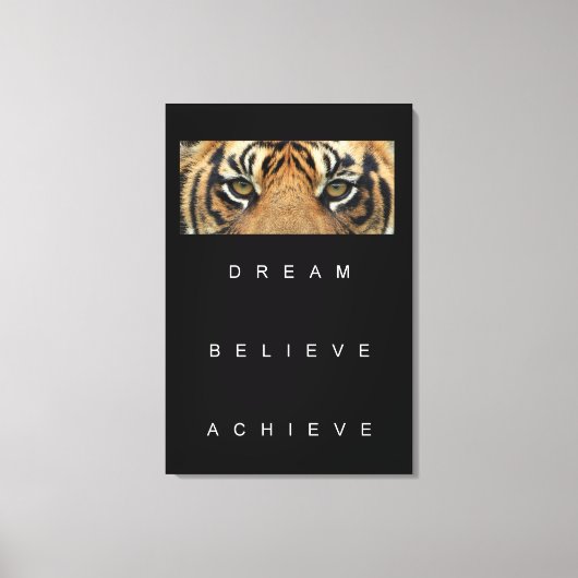 Succesvolle Motivatie prijsopgaven rendy Canvas Afdruk (Voorkant)