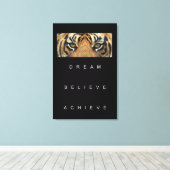 Succesvolle Motivatie prijsopgaven rendy Canvas Afdruk (Insitu (Houten vloer))