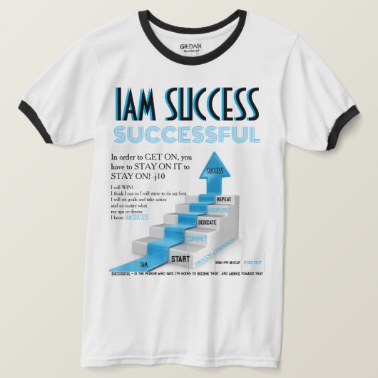 SUCCESVOLLE T-SHIRT (Design voorkant)