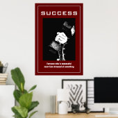 Succesvolle training in online gebouwen Motivatie Poster (Thuiskantoor)