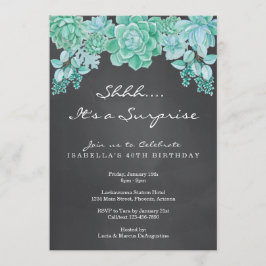 Succesvolle uitnodiging van Chalkboard verrassings