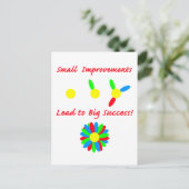 Succesvolle verbetering briefkaart (Staand voorkant)