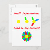 Succesvolle verbetering briefkaart (Voorkant / Achterkant)